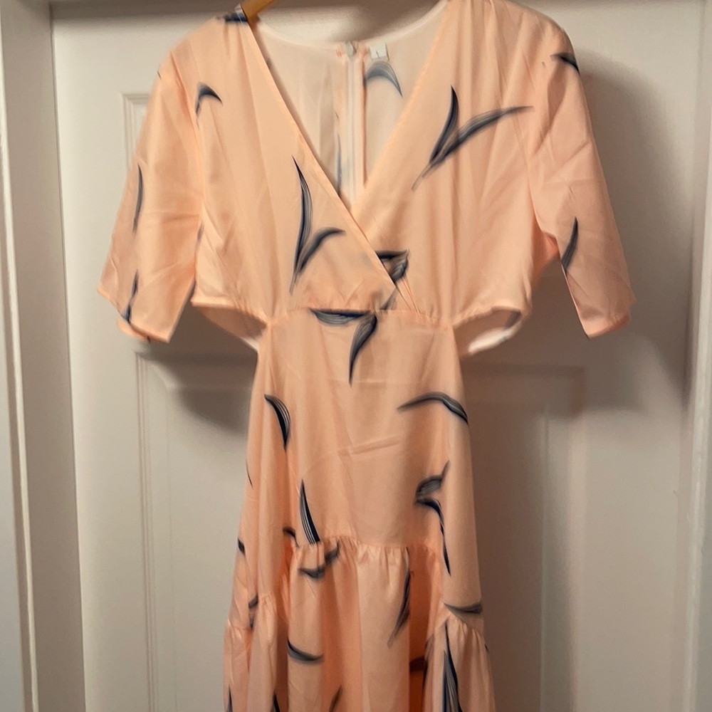 Side cut out maxi dress